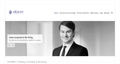 Desktop Screenshot of akzent-consulting.de
